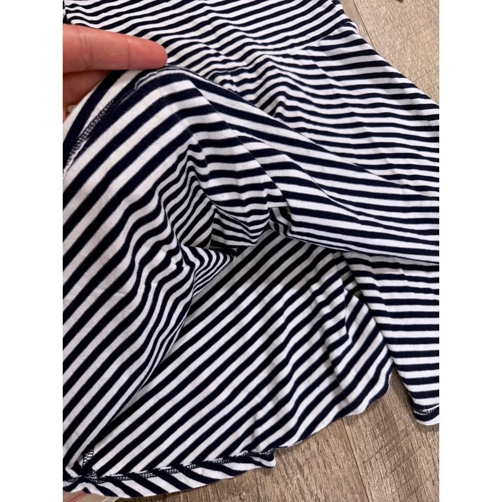 Old Navy Girls Striped Dress Bundle 2 Tiered Cami Skater Navy White Size S 6-7